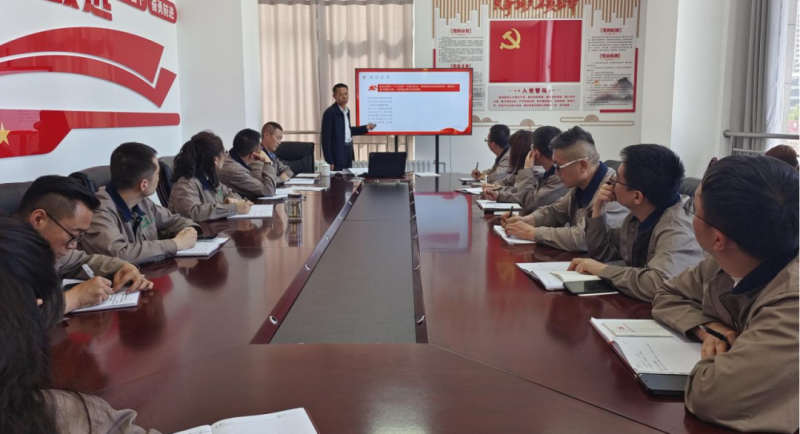 恪守&ldquo;六大紀(jì)律&rdquo; 筑牢思想根基&mdash;&mdash;集團(tuán)黨委委員、紀(jì)委書記赴朝物開投公司黨支部講授專題黨課